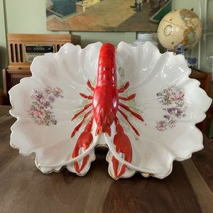 German porcelain lobster dish